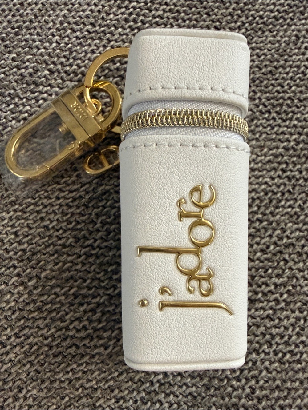 Dior J'adore White Mini Holder Key Ring Holder New Authentic - Picture 7 of 15